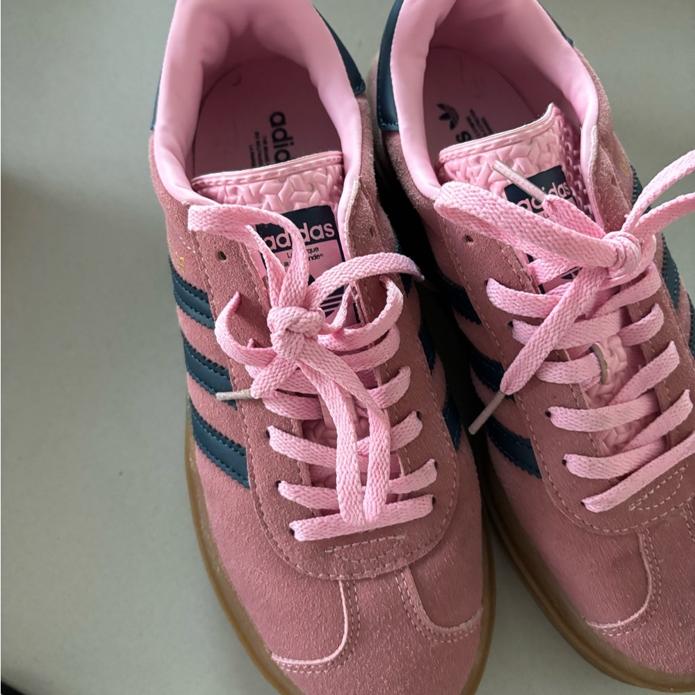 Adidas Pink and Blue Women's Sneakers